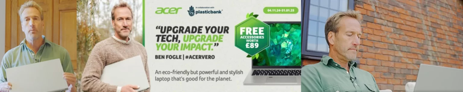 Ben Fogle X Acer Official Colab